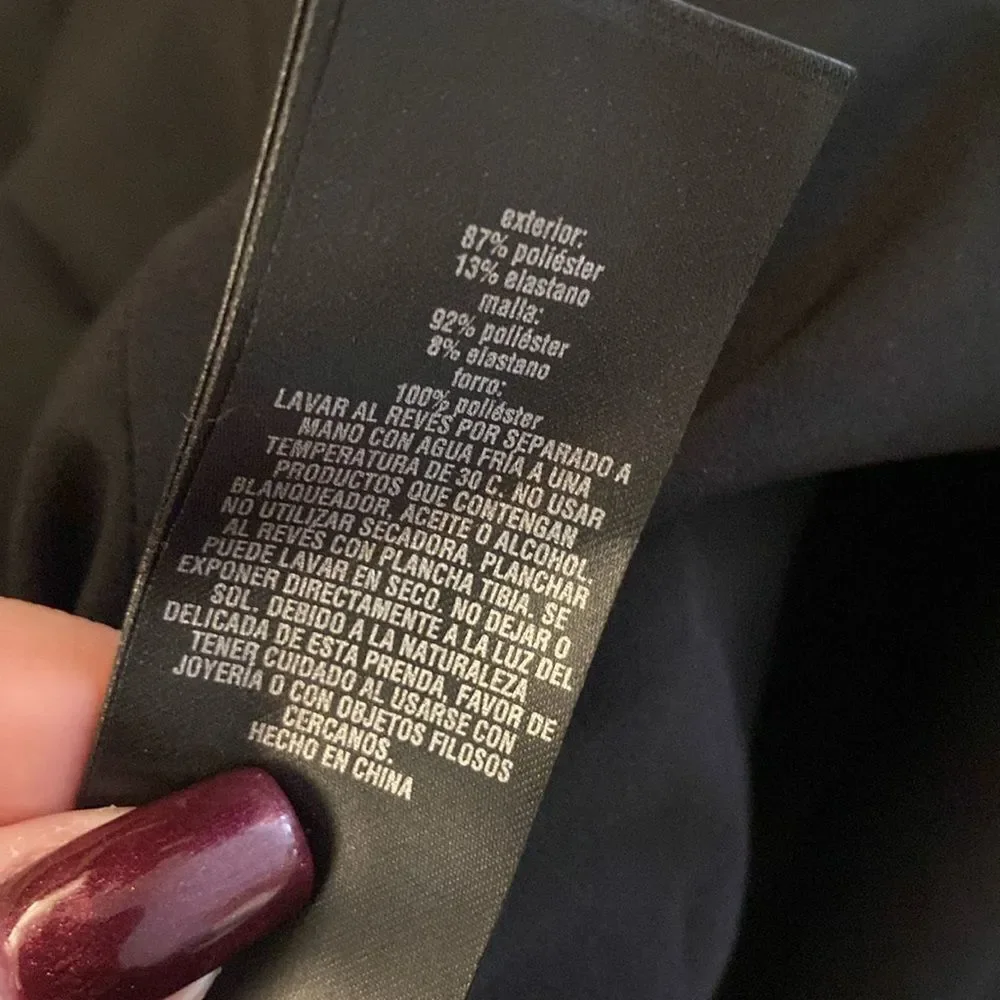 Ted Baker Black Sheath Midi Dress Mock Neck Sleeveless, S - Picture 12 of 12